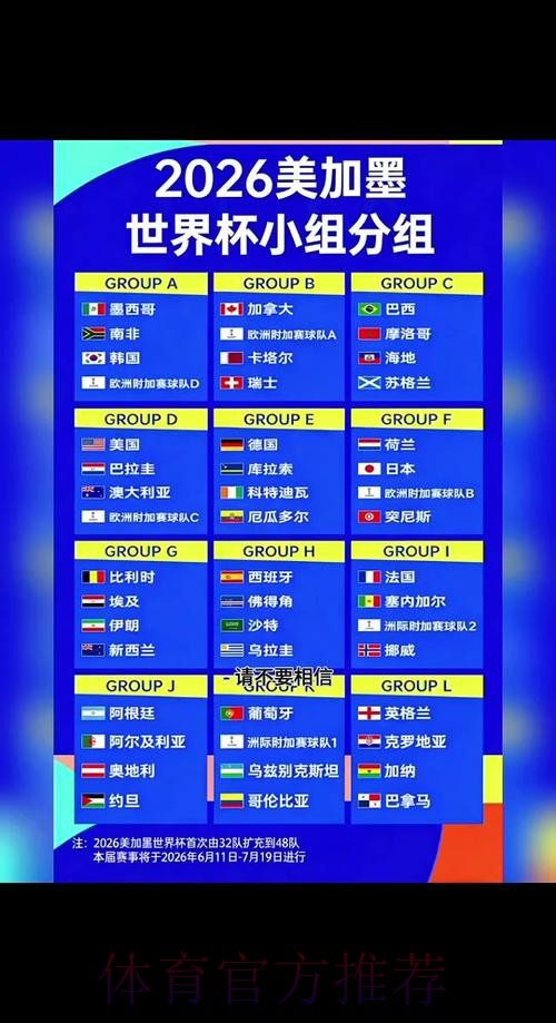 2026世界杯赛程详细安排高清直播直播平台